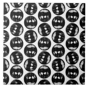 Azulejo De Cerâmica Padrão de Bola de Espelho do Disco Balls PERSONALI