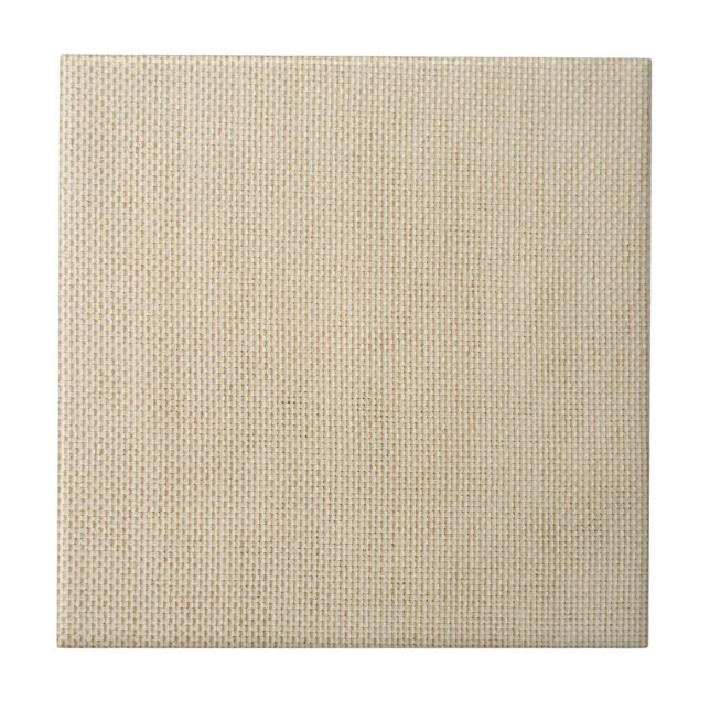 Azulejo De Cerâmica Padrão de burlap (Frente)