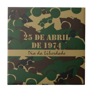 Azulejo De Cerâmica Padrão de camuflagem de veículos militares
