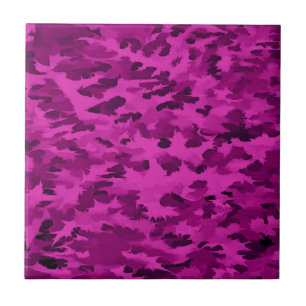 Azulejo De Cerâmica Padrão de Camuflagem Violeta