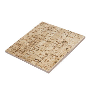 Azulejo De Cerâmica Padrão de carvalho de Cork