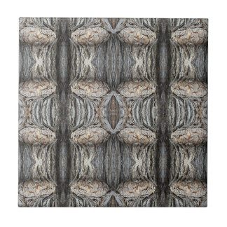 Azulejo De Cerâmica Padrão de Casca de Árvore de Pão 4.25 Quadrado