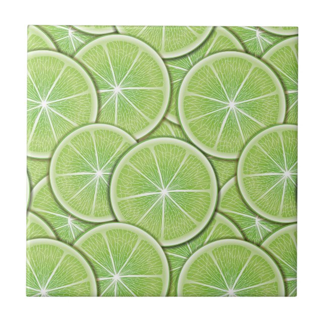 Azulejo De Cerâmica Padrão de Citrus (Frente)