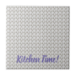 Azulejo De Cerâmica Padrão de colher de uísque e Cozinhar para cozinhe