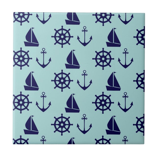 Azulejo De Cerâmica Padrão de costa (Frente)