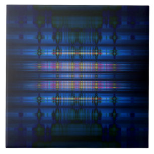 Azulejo De Cerâmica Padrão de desfoque azul escuro