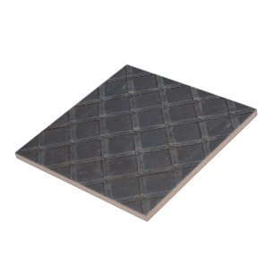 Azulejo De Cerâmica Padrão de diamante metálico