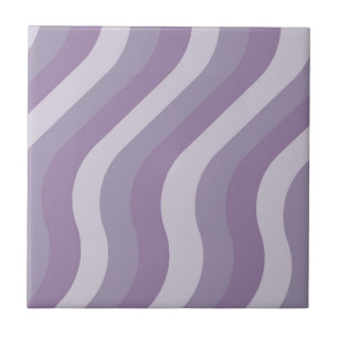 Azulejo De Cerâmica Padrão de distribuição de onda Abstrato púrpura mo