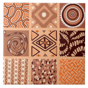 Azulejo De Cerâmica Padrão de estilo africano bonito