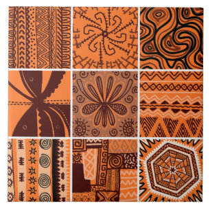Azulejo De Cerâmica Padrão de estilo africano bonito