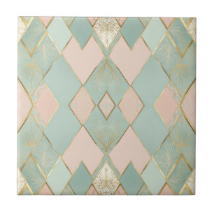 Azulejo De Cerâmica Padrão de Estilo de Pastel Moderno