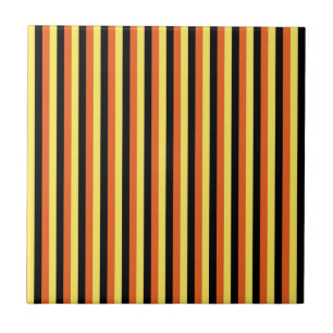 Azulejo De Cerâmica Padrão de Faixa Vertical Amarelo Preto
