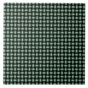 Azulejo De Cerâmica Padrão de Fratura Preta Verde