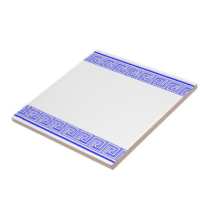 Azulejo De Cerâmica Padrão de Frieze Azul