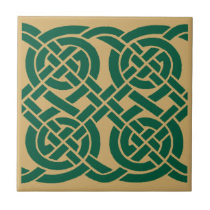 Azulejo De Cerâmica Padrão de Friso de Nós Celtas