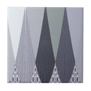 Azulejo De Cerâmica Padrão de Geometria Tribal