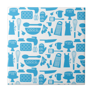 Azulejo De Cerâmica Padrão de Kitchenware Kitschy