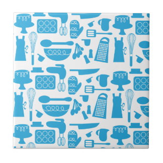 Azulejo De Cerâmica Padrão de Kitchenware Kitschy