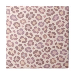 Azulejo De Cerâmica Padrão de leopardo feminino