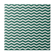Padrão de listra zigue-zague em chevron verde-teal