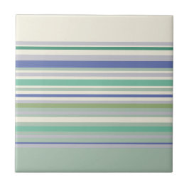 Azulejo De Cerâmica Padrão de Listras Pastel Nórdico