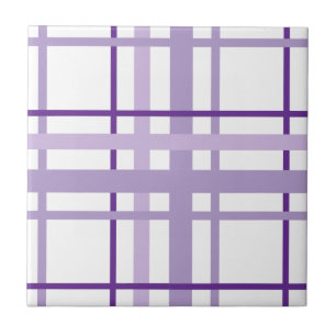 Azulejo De Cerâmica Padrão de Listras Roxas