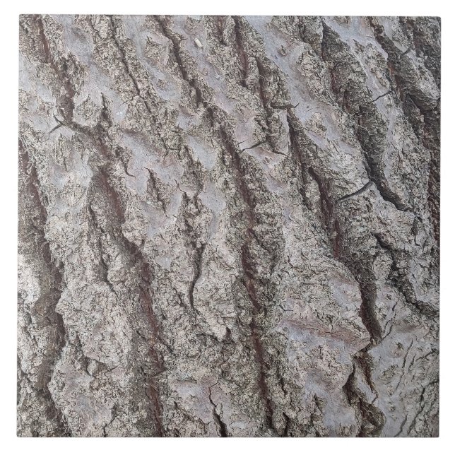 Azulejo De Cerâmica padrão de madeira de latido (Frente)