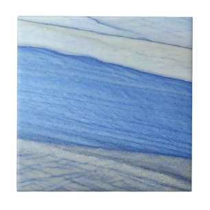 Azulejo De Cerâmica Padrão de Marble Azul Macaubas 1
