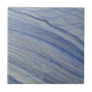 Azulejo De Cerâmica Padrão de Marble Azul Macaubas 6
