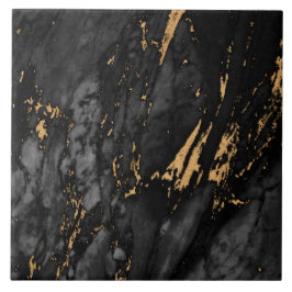 Azulejo De Cerâmica Padrão de Mármore Dourado 