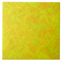 Azulejo De Cerâmica Padrão de Mármore Verde Laranja