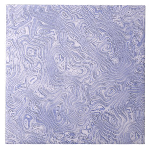 Azulejo De Cerâmica Padrão de Moire Azul Sedoso