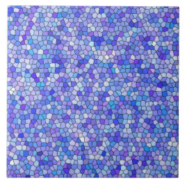 Azulejo De Cerâmica Padrão de Mosaico Roxo Azul