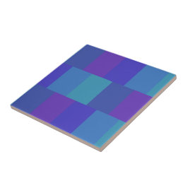 Azulejo De Cerâmica Padrão de Paleta Azul Moderno