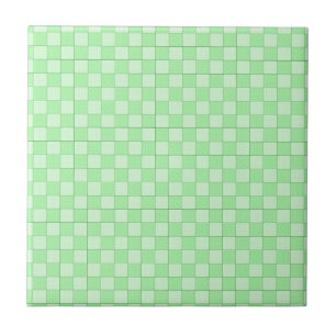 Azulejo De Cerâmica Padrão de Patchwork Verde