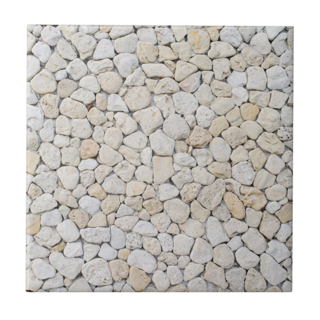Azulejo De Cerâmica Padrão de Pebble (Frente)