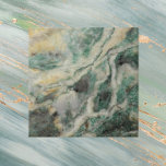 Azulejo De Cerâmica Padrão de Pedra Mineral Marinha Verde<br><div class="desc">Para fãs de rocha e minerais! Azulejo cerâmico que apresenta uma imagem fotográfica dos padrões verdes e amarelos da pedra mineral marroquina. Selecione o tamanho do seu azulejo. Faz um excelente trivet para a cozinha.</div>