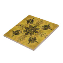 Padrão de Repetição de Desenho de Linha Tribal Gót