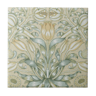 Azulejo De Cerâmica Padrão de Romã Antiga Lily de William Morris