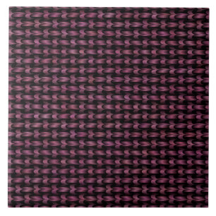 Azulejo De Cerâmica Padrão de Tecido Abstrato Rosa Roxo