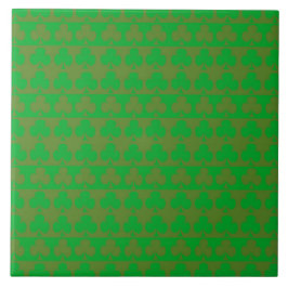 Azulejo De Cerâmica Padrão de Trevo