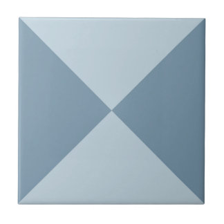 Azulejo De Cerâmica Padrão de triângulo geométrico Abstrato Azul Moder