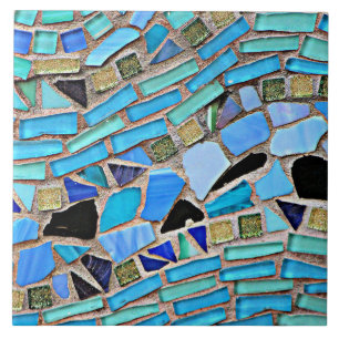 Azulejo De Cerâmica Padrão de turquesa do mosaico