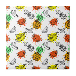 Azulejo De Cerâmica Padrão de Vetor Gráfico Ininterrupto