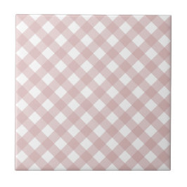Azulejo De Cerâmica Padrão de Xadrez de Sombreado Rosa Maciço Minimali