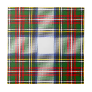 Azulejo De Cerâmica Padrão de Xadrez do Clã Tartan Real Stewart Dress