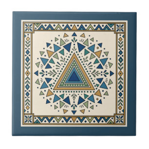 Azulejo De Cerâmica Padrão decorativo do sudoeste