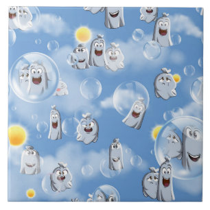 Azulejo De Cerâmica Padrão Fantasma