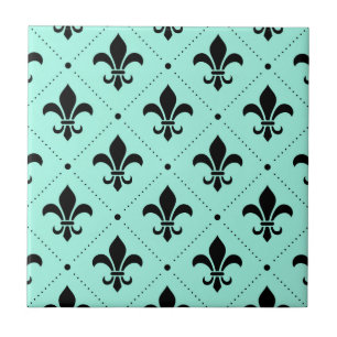 Azulejo De Cerâmica Padrão Fleur-de-Lis