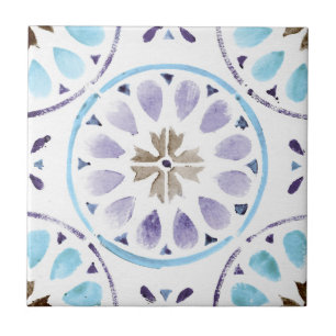 Azulejo De Cerâmica Padrão Floral marroquino